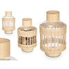Gift Decor koristepullo lasia ja rottinkia, 6 kpl