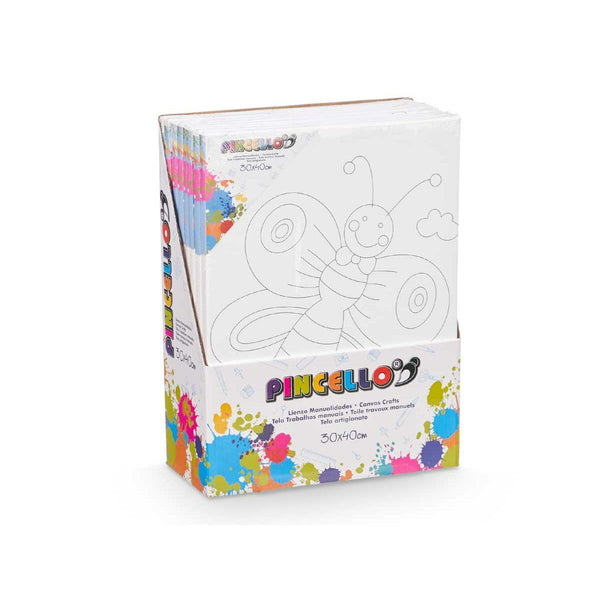 Pincello Lasten Värityskangas 8 osaa