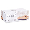 Vivalto Läpinäkyvä Borosilikaattilasi Tee- ja Kahvikuppi 140 ml, 6 kpl
