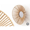 Gift Decor Luonnollinen Ovaali Seinäpeili 4 osaa