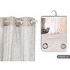 Harmaa Verho Gift Decor 140 x 260 cm Raidat 6 kpl