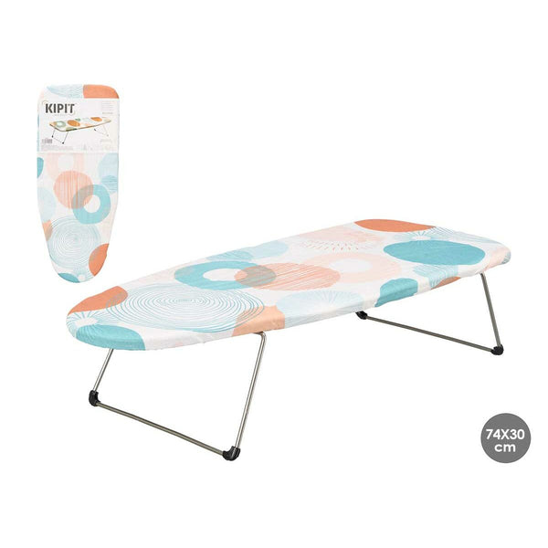 Kipit Monivärinen Silityslauta ja Abstrakti Pöytäliina