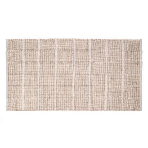Beige Matto Kehyskuviolla 140 x 80 cm (6 osaa)