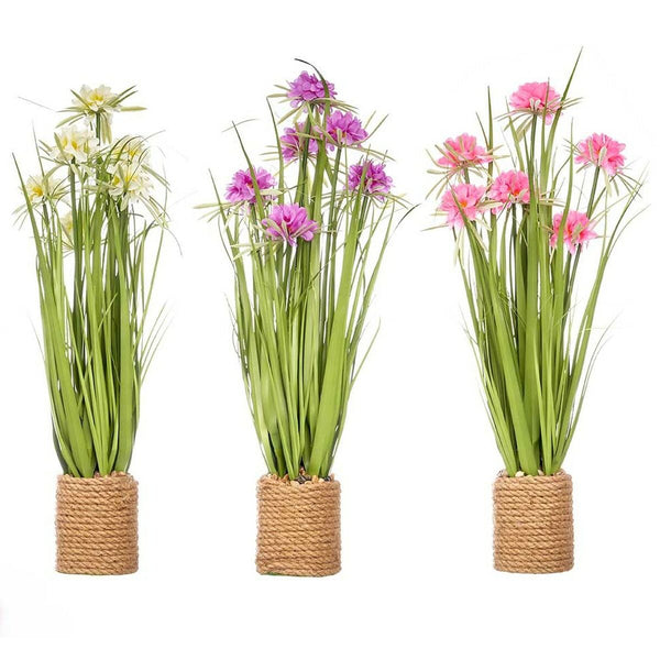 Ibergarden Koristekasvi Köysi ja Muovikivi 3-osainen