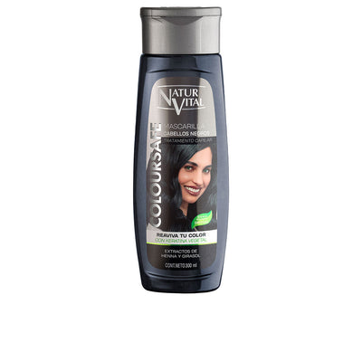 Mascarilla coloursafe musta 300 ml - NATUR VITAL
