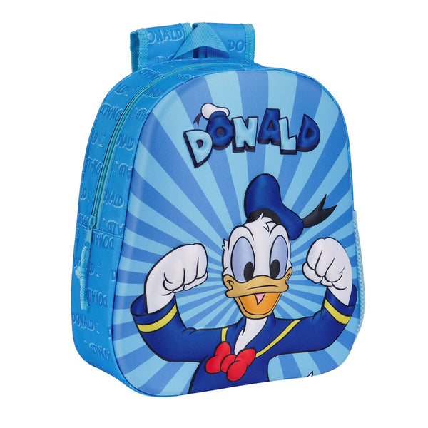 Lasten 3D Reppu Donald Sininen