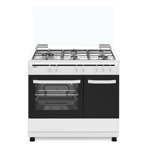 Vitrokitchen kaasuliesi valkoinen