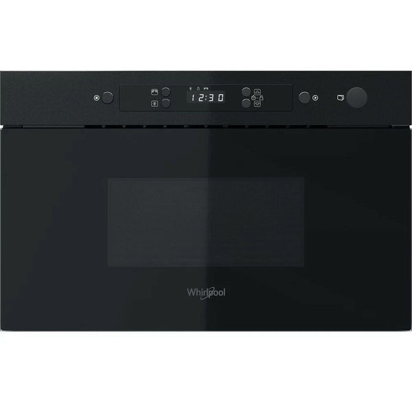 Whirlpool sisäänrakennettu mikroaaltouuni, musta, 22 L