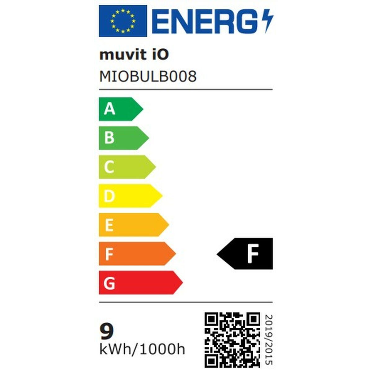 Älykäs LED-polttimo Muvit E27 8,5W Wi-Fi