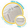 Kokoontaitettava Rantatuoli Niskatuella, Beige