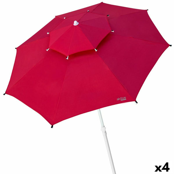 Punainen Aurinkovarjo Aktive 280 cm