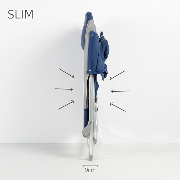 Taitettava Rantatuoli Aktive Slim, Laivastonsininen