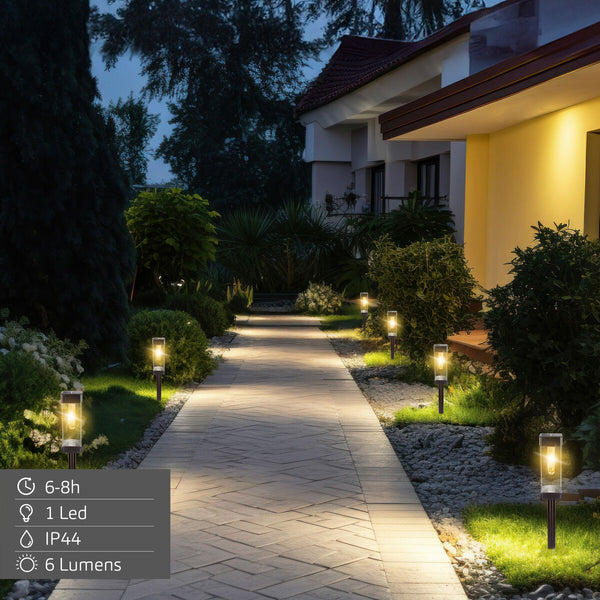 Aktive aurinkokennovalaisin 4 kpl