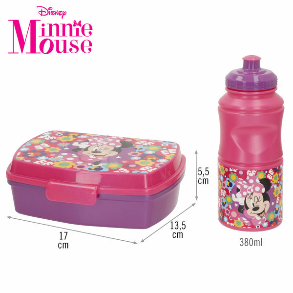 Minnie Mouse Eväsrasia ja Juomapullo 380 ml