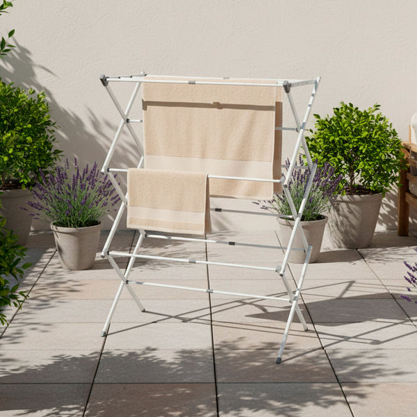 Metallinen Pyykinkuivausteline Max Home 2-osainen