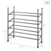 Metallinen Kenkäteline Max Home 112x67x22 cm