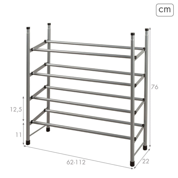 Metallinen Kenkäteline Max Home 112x67x22 cm