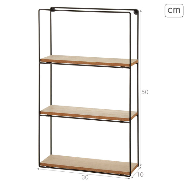 Max Home Seinähyllyt Rauta ja Puu MDF 4 osaa