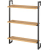 Max Home Seinähylly Rauta ja MDF 40x55x12 cm, 4 osaa