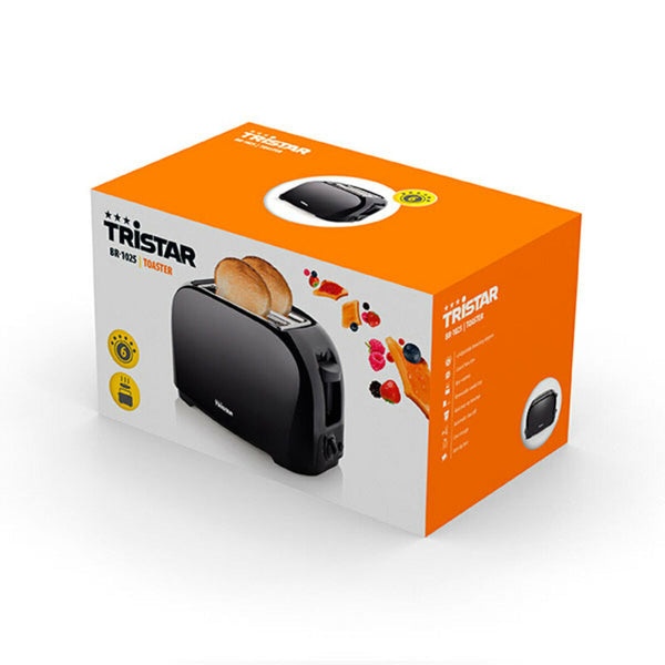 Tristar leivänpaahdin, musta, 800 W - Vuodevaatteet.fi