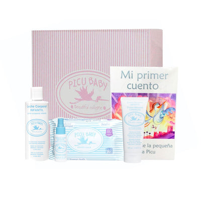 Infantil caja rayas rosa new setti 5 kpl - PICU BABY
