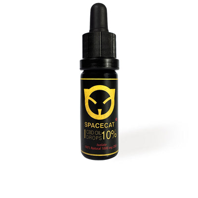Cbd öljy 10% (1000mg) täyden spektrin runsaasti cannabidiolia 10 ml - SPACECAT