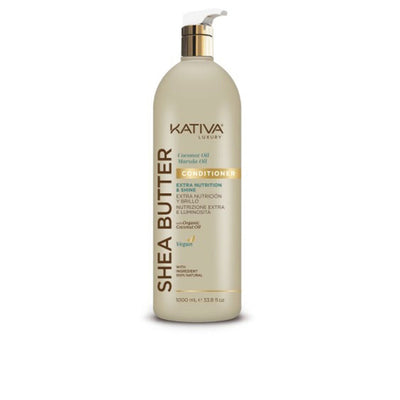 Shea butter kookos & marulaöljy hoitoaine 1000 ml - KATIVA