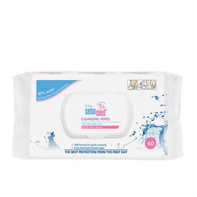 Baby puhdistuspyyhkeet 60 kpl - SEBAMED