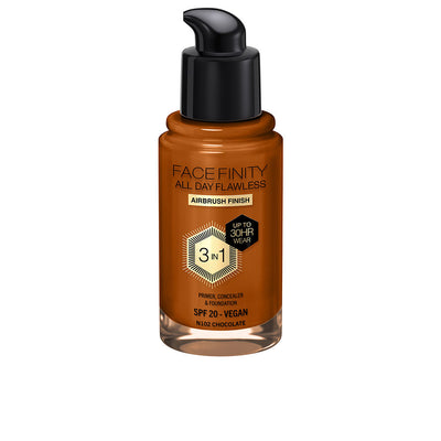 Facefinity all day flawless 3 in 1 meikkivoide #n102-chocolate 30 ml - MAX FACTOR
