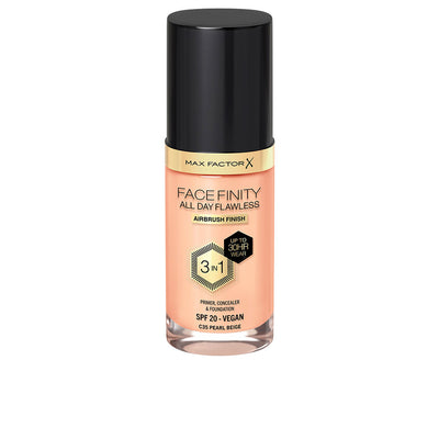 Facefinity 3in1 pohjustaja, peitevoide & meikkivoide #35-helmiäisbeige 30 ml - MAX FACTOR