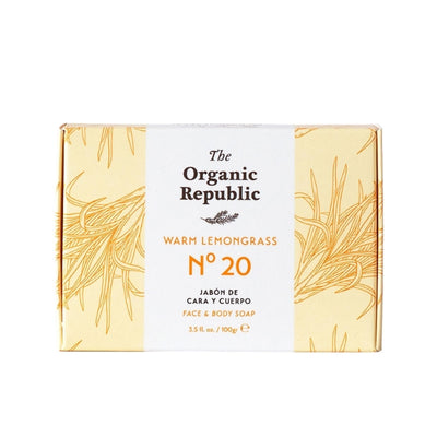 Jabón sitruunaruoho 100 gr - THE ORGANIC REPUBLIC