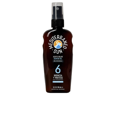 Coconut aurinkoöljy tummaan päivetymiseen spf6 100 ml - MEDITERRANEO SUN