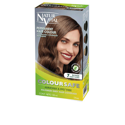 Coloursafe pysyvä hiusväri #7-blondi - NATUR VITAL
