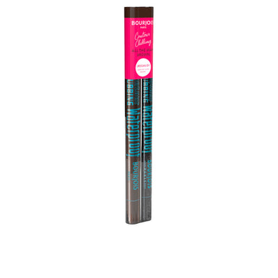 Contour clubbing waterproof eyeliner #all the way brown 2 x 1,20 gr - BOURJOIS