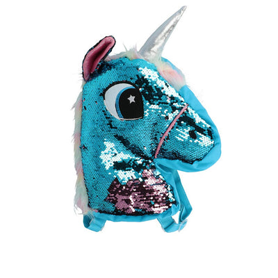 Mochila lentejuelas yksisarvinen 1 kpl - INCA