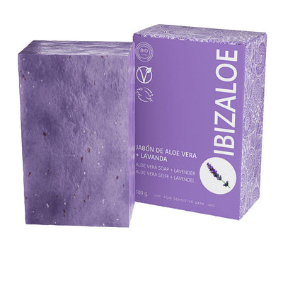 Ibizaloe aloe vera + laventeli saippua 100 g - IBIZALOE