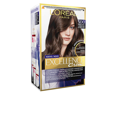Excellence brunette väriaine #500-aito vaaleanruskea 192 ml - L'ORÉAL PARIS
