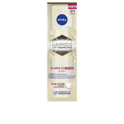 Luminous 630º anti stain cc-neste spf30 #clear 40 ml - NIVEA