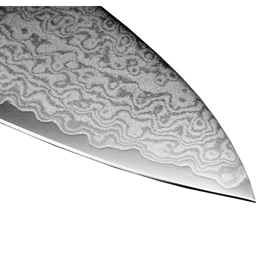 Suncraft Senzo Damascus Twisted Octagon Kokkiveitsi, 24 cm