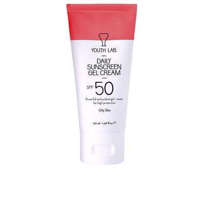 Daily sunscreen gel cream rasvaiselle iholle spf50 50 ml - YOUTH LAB