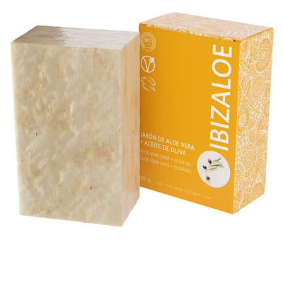 Ibizaloe aloe vera -saippua + oliiviöljy 100 g - IBIZALOE
