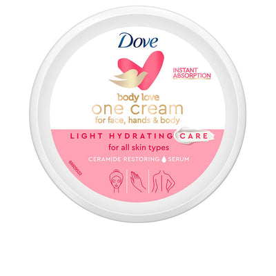Light hydrating cream kasvoille, vartalolle ja käsille 250 ml - DOVE