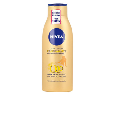 Q10+ kiinteyttävä ja itseruskettava body milk 400 ml - NIVEA
