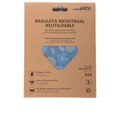 Menstrual Panties Super Absorption #Blue Size M 1 Unit
