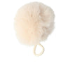 Rubber pom pom #ivory 1 kpl