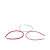 Diademas finas con purpurina set 3 kpl