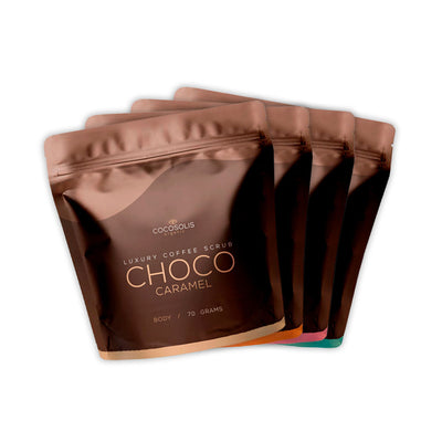 Luxury coffee scrub box setti 4 kpl - COCOSOLIS