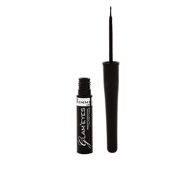 Glam'eyes professional nestemäinen silmänrajauskynä #001 - musta - RIMMEL LONDON
