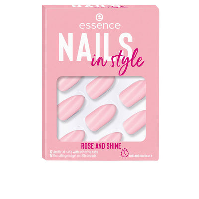 Nails in style tekokynnet #14-rose and shine 12 kpl - ESSENCE