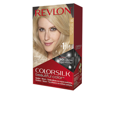 Colorsilk väriaine #80-vaalea tuhkablondi 1 kpl - REVLON MASS MARKET